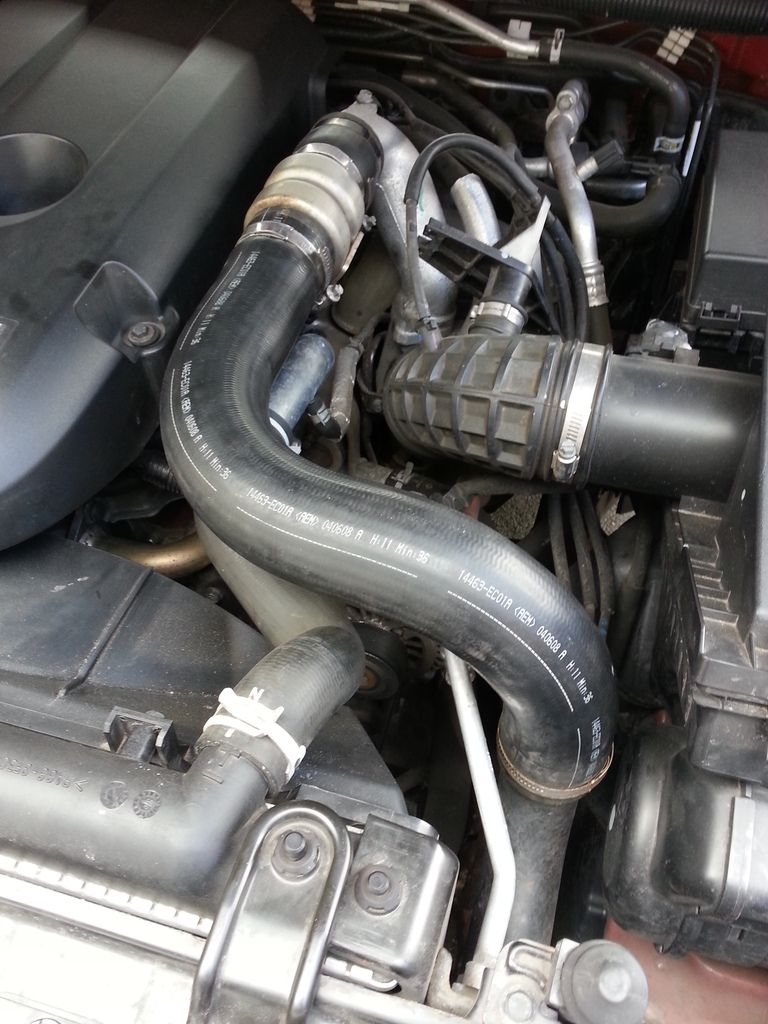 New D40 Hard boost pipes fitted