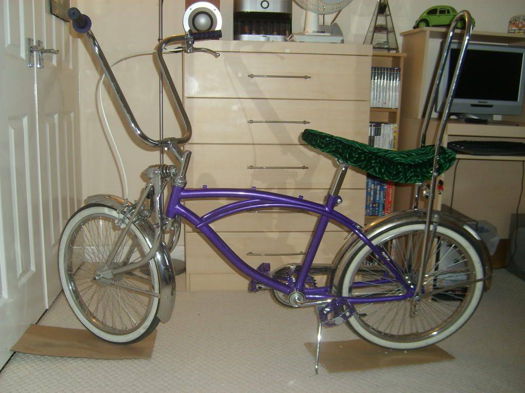 lowrider bike extended crown