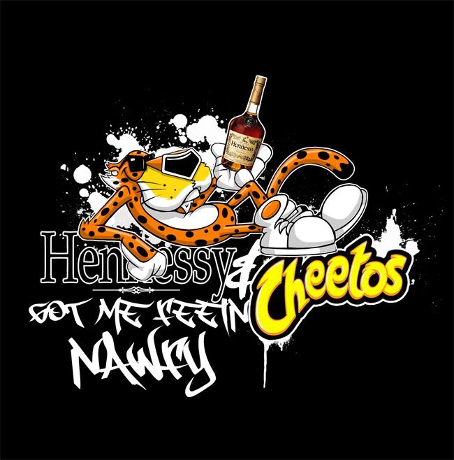 hennessy and cheetos