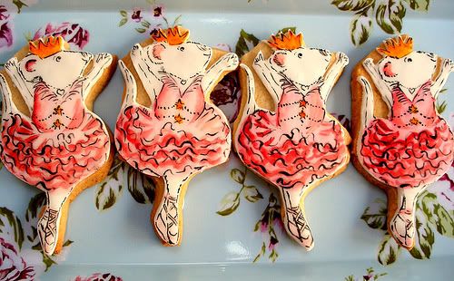 ballerina mouse cookies