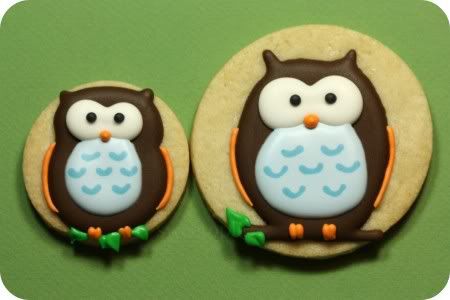 owl cookies