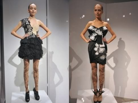 Marchesa tattoo hosiery