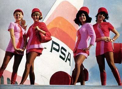 retro stewardess