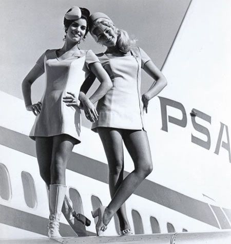 retro stewardess