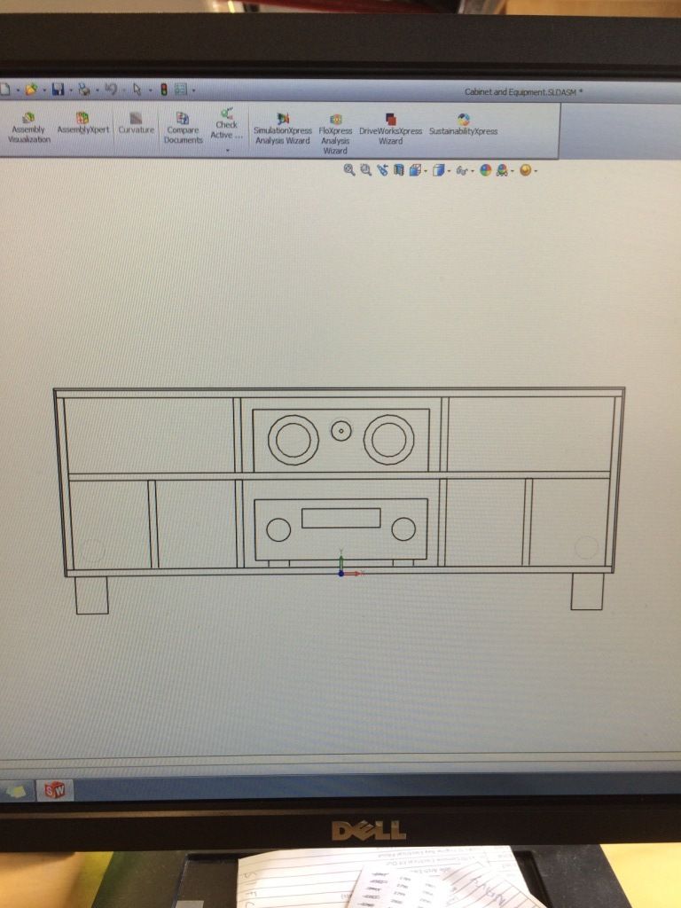 My Custom Design And Built Av Cabinet Lots Of Pics Audi Sport Net