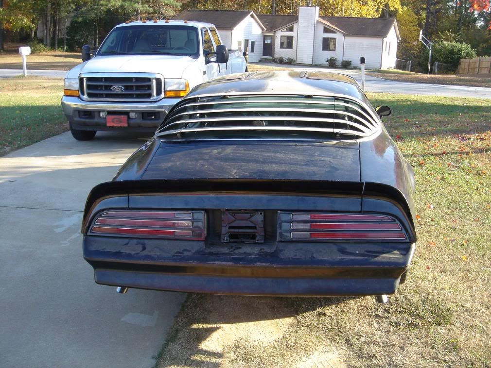 Rear window louvers, "old style"