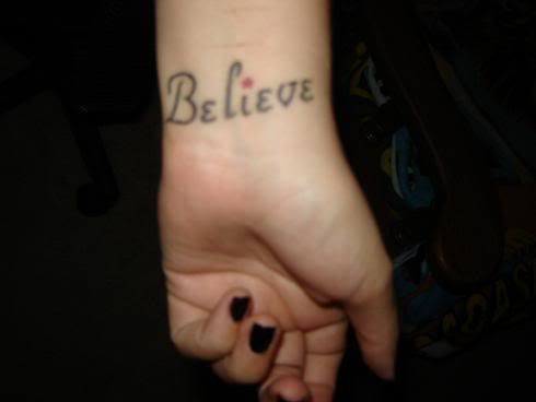 believe tattoo Pictures