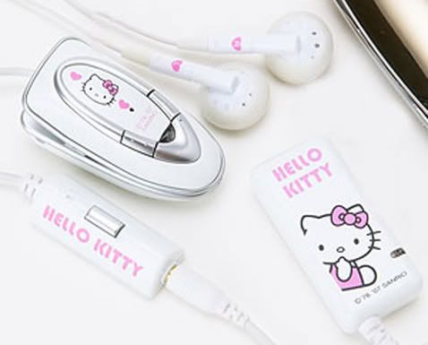 Sanrio's Hello Kitty earphones, specifically advertised to enhance your 