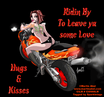 Ridin by to leave love