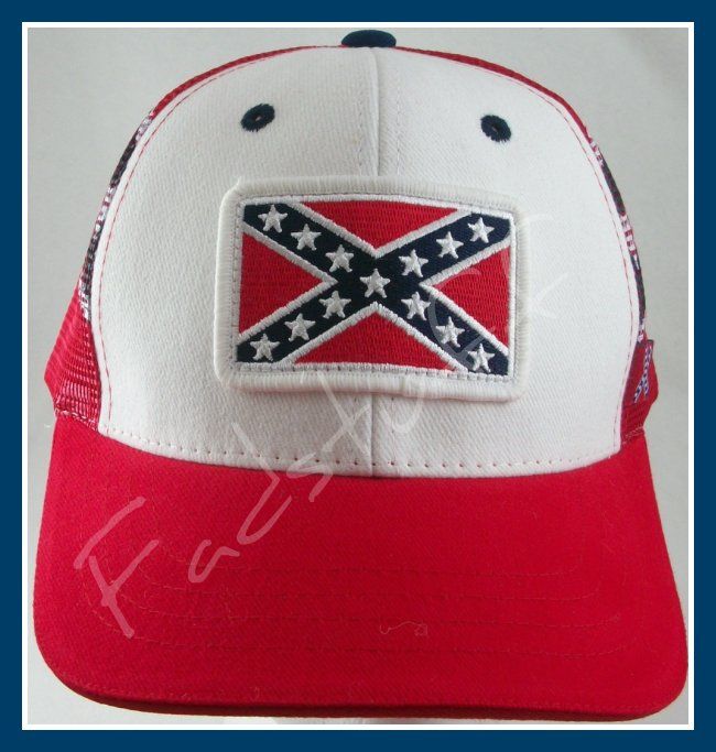 CONFEDERATE Flag HAT Southern Redneck Rebel Mesh Cap | eBay