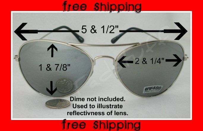 aviator sunglasses silver mirrored lens. Aviator Sunglasses. Mirrored Lens. Silver Metal Frame. Photobucket. Terms and Conditions. ~ We only sell/ship to eBayer#39;s with US accounts/addresses.