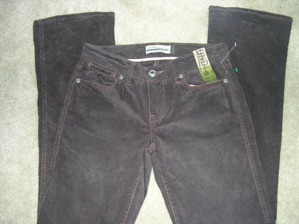 Old Navy NWT Size 2 Stretch Brown Cord Corduroy Pants
