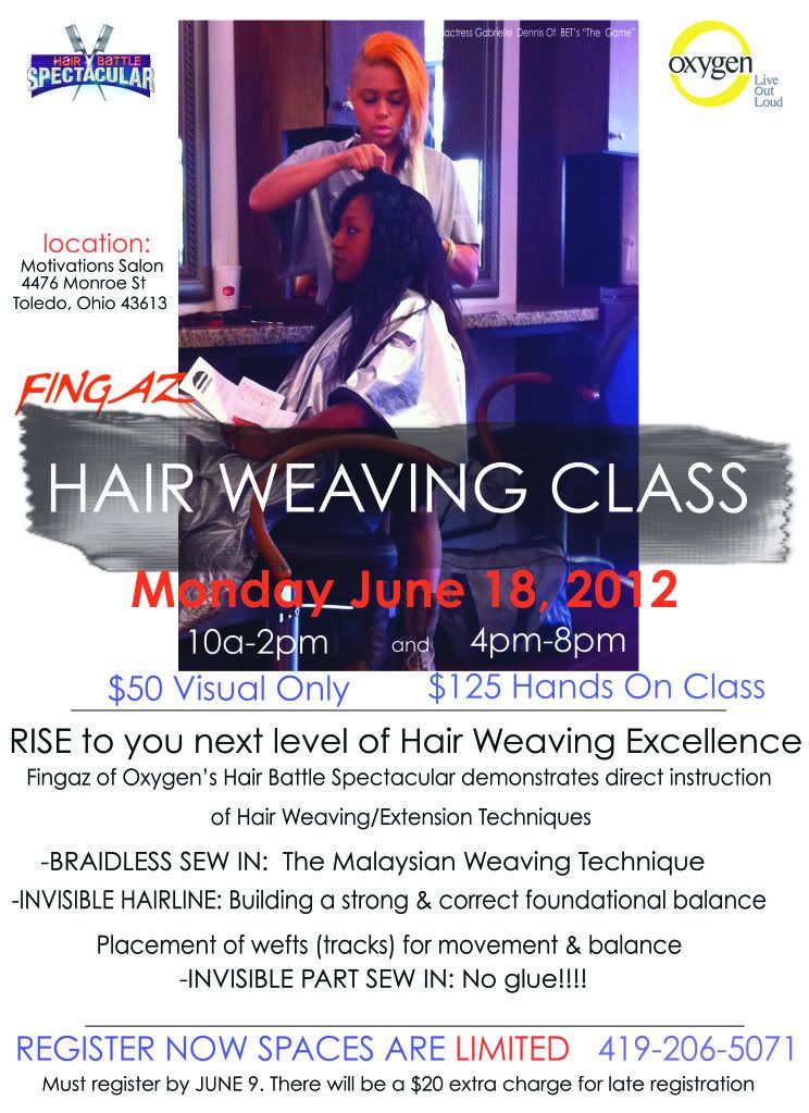 Fingaz Hair Weave Class