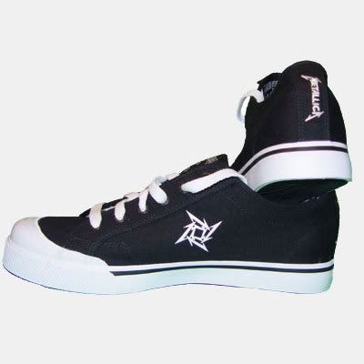 Customize   Shoes on Blogs N  Roses  Get Your Metallica Shoes Here