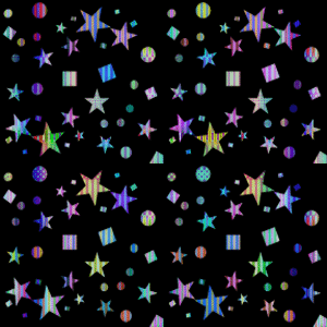 colorful star black backgrounds