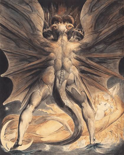 william blake dragon. william blake#39;s red dragon