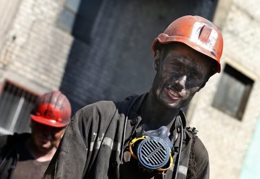 Портрет молодого шахтёра