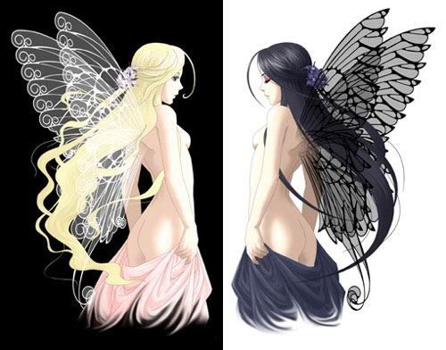 angel fairy tattoo