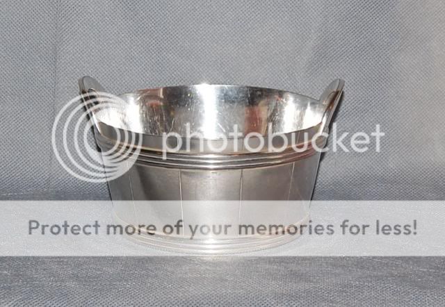 Wilcox Silverplate Co Quadruple Silver Plate Victorian Wooden Tub Bowl