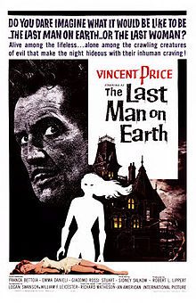 Vincent Price, The Last Man On Earth, 1964 movie poster