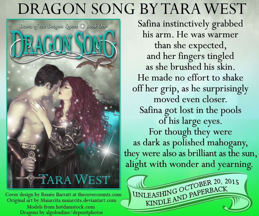 Dragon Song by Tara West. Fantasy, Romance, novel