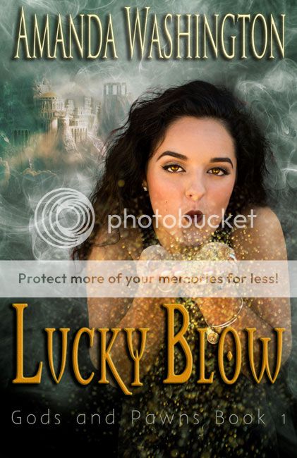 Lucky Blow, by Amanda Brown. New Adult urban fantasy novel, Greek gods