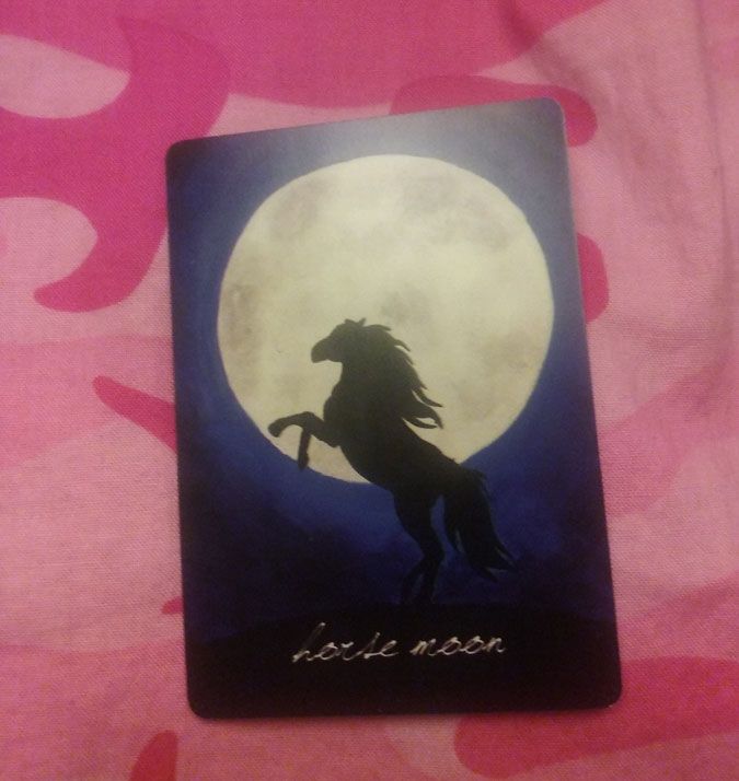 horse moon by moonphases oracle moon phases oracle, photo by Juli D. Revezzo, tarot cards, oracle cards