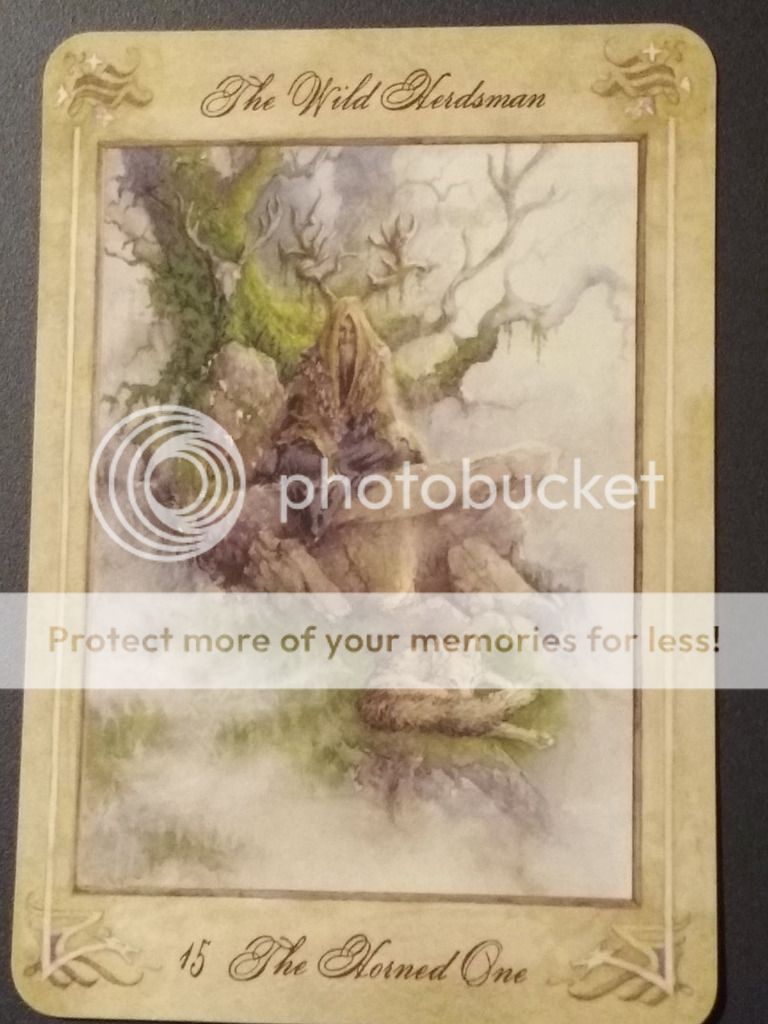 The Horned One/devil card by Llewellyn Tarot