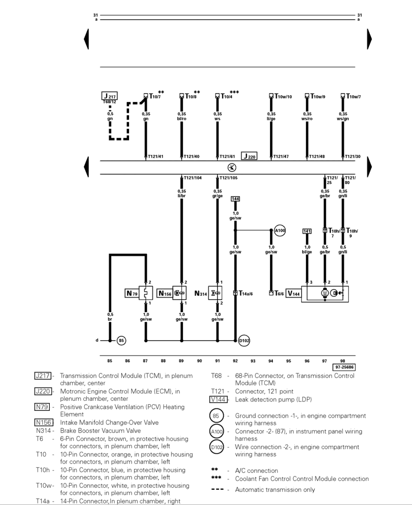 wiring help on 01 Jetta VR6 12V | VW Vortex - Volkswagen Forum