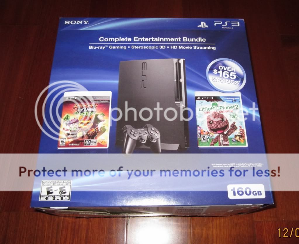 New* Sony PS3 160GB Holiday Bundle with LittleBigPlanet 2 and Ratchet 