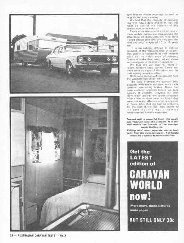 Viscount caravans - Fullarton SA, Cabramatta NSW & Dandenong | Vintage ...