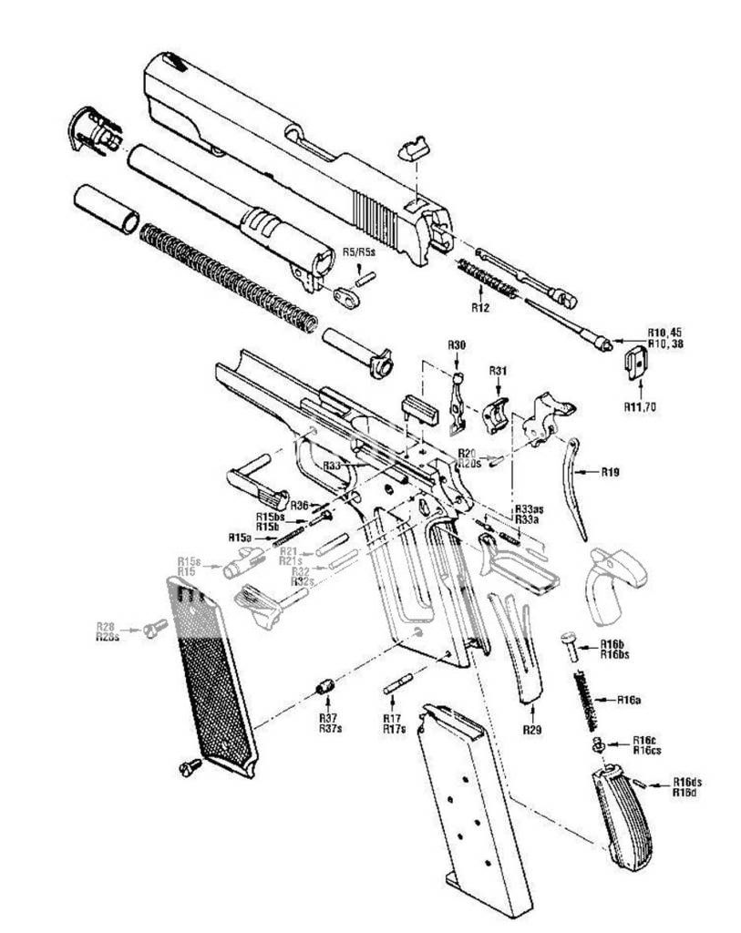 M1911a1 Schematic Pictures, Images & Photos | Photobucket