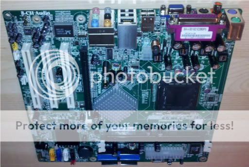 eMachines ECS RC410 M V1.1 LGA775 BOARD+I/O PLATE+WRNTY  