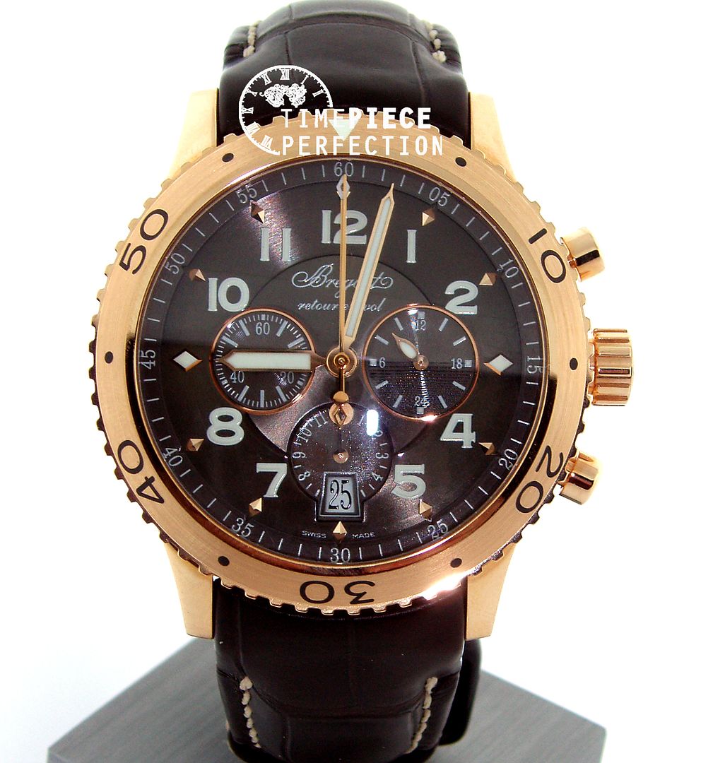 Breguet Marine Transatlantique Type XXI Flyback Rose Gold